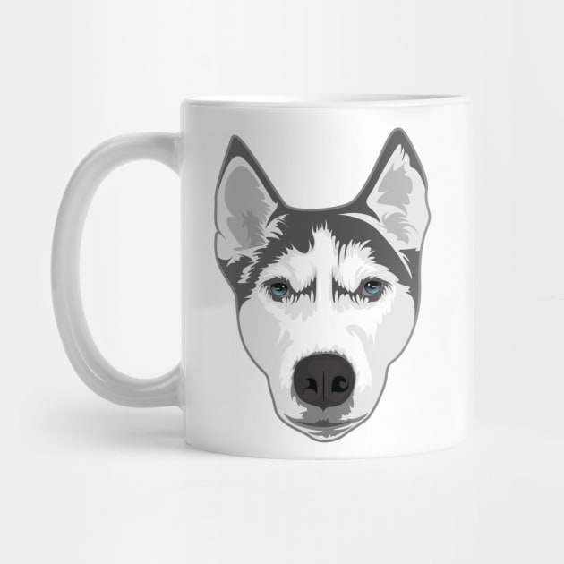 Husky Dog by Rise And Design